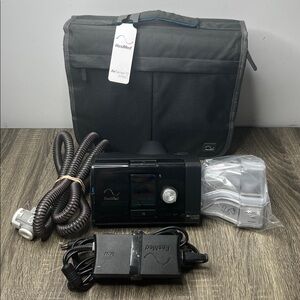 ResMed AirSense 10 Autoset w/ Travel Bag Power Supply Hose Tested 5824 Hours